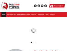 Tablet Screenshot of doggoneproblems.com